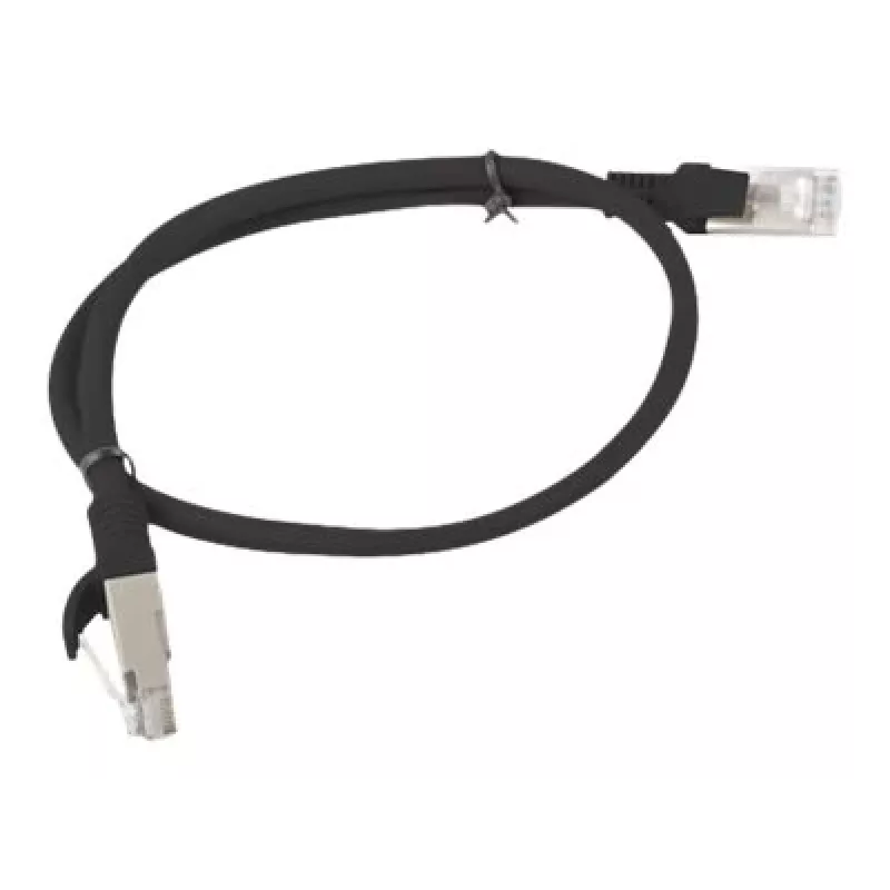Network cable LANBERG PCU5-10CC-0500-BK Cat5e U/UTP RJ-45 — 5 m, black, CCA conductor
