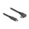 USB cable DeLOCK 80037 1 m USB C Black