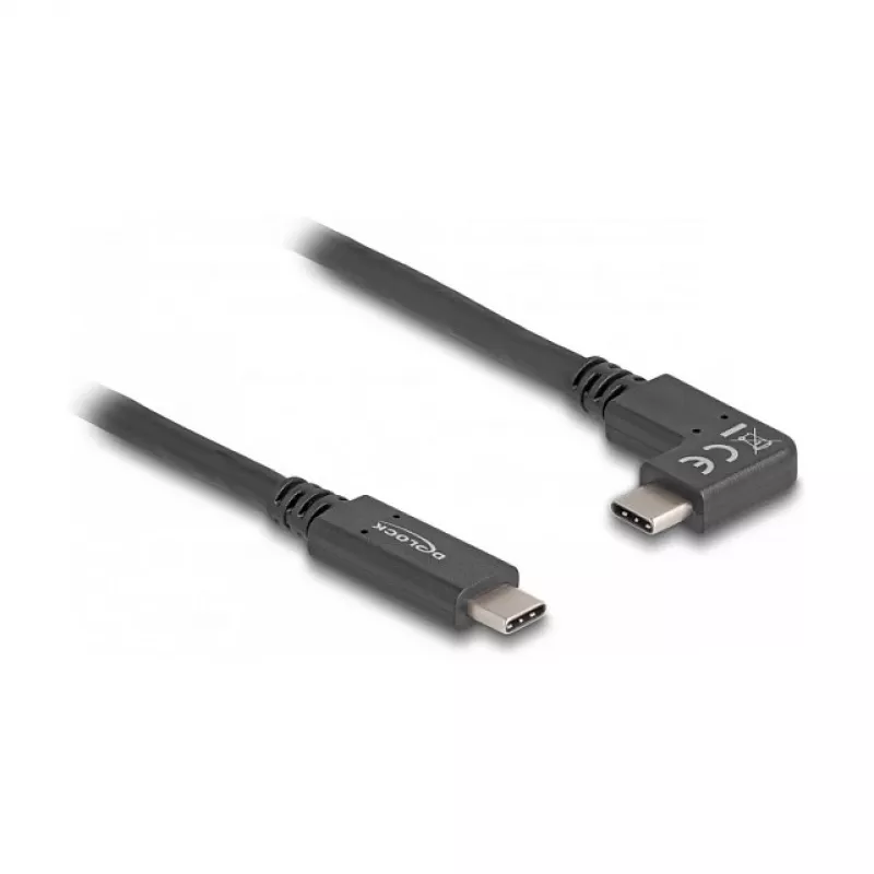USB cable DeLOCK 80037 1 m USB C Black