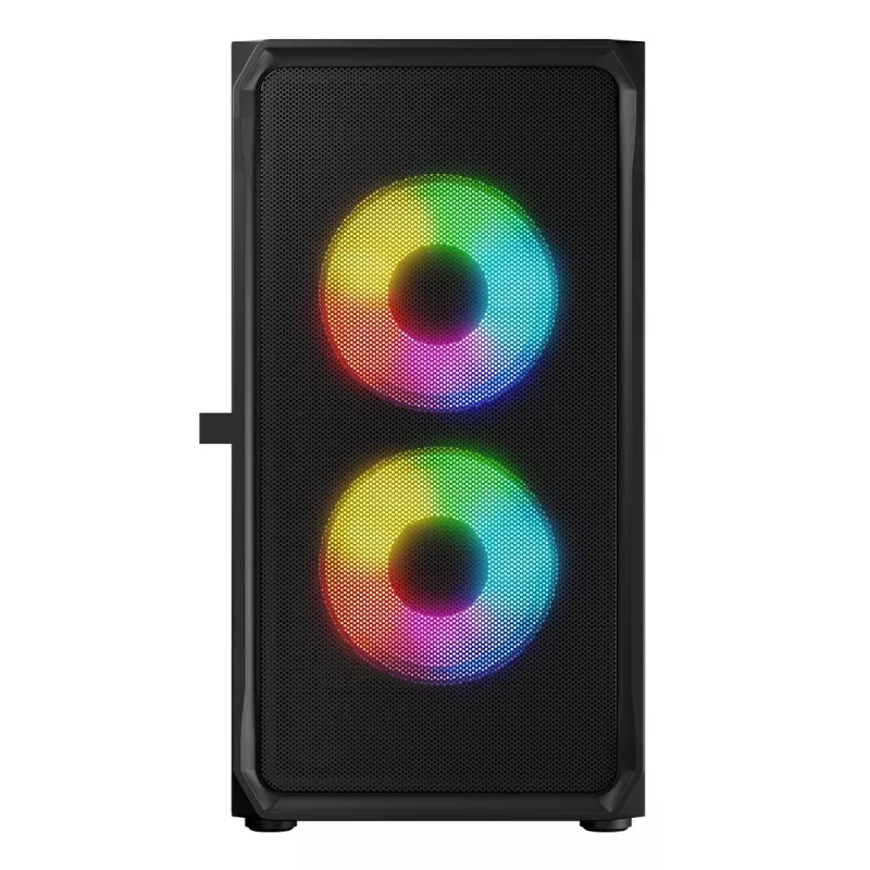 Computer Case Logic Concept Portos Mini ARGB Micro ATX Black
