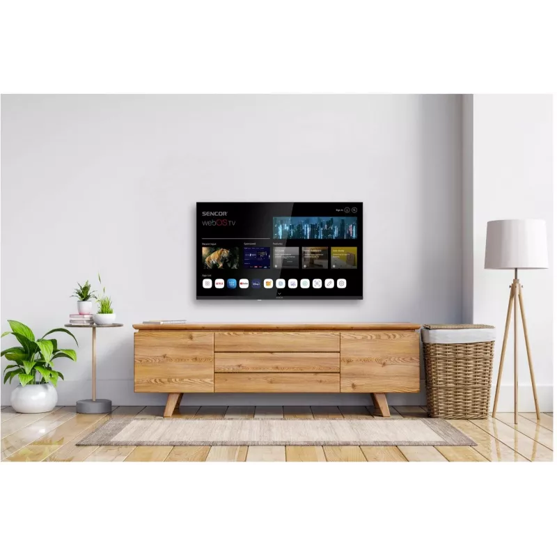 LED SMART TV SENCOR SLE 32S803B 32 inch webOS HD 1366×768, HDR10, Wi‑Fi, Bluetooth, DVB‑T/T2/C/S/S2, 3×HDMI, 2×USB