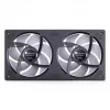 Cooling fan Jonsbo ZB-240 240mm ARGB PWM black — Infinity Mirror design