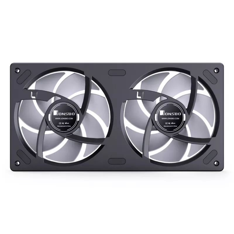 Cooling fan Jonsbo ZB-240 240mm ARGB PWM black — Infinity Mirror design
