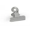 MAUL Letter Clip made from metal, Colour: nickel, Width: 30 mm Clamping Width: 10 mm, self-service packaging (21730-96)