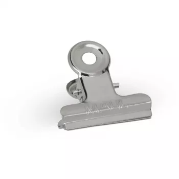 MAUL Letter Clip made from metal, Colour: nickel, Width: 30 mm Clamping Width: 10 mm, self-service packaging (21730-96)