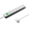 Power Extension Qoltec 50290 1.8m 5 AC Outlets Indoor White