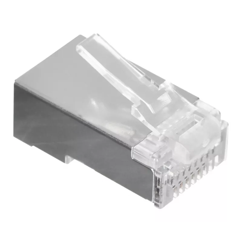 LANBERG RJ-45 Wire Connector PLS-5000EZ, Cat5e, F/UTP (FTP), Grey, 100 pcs