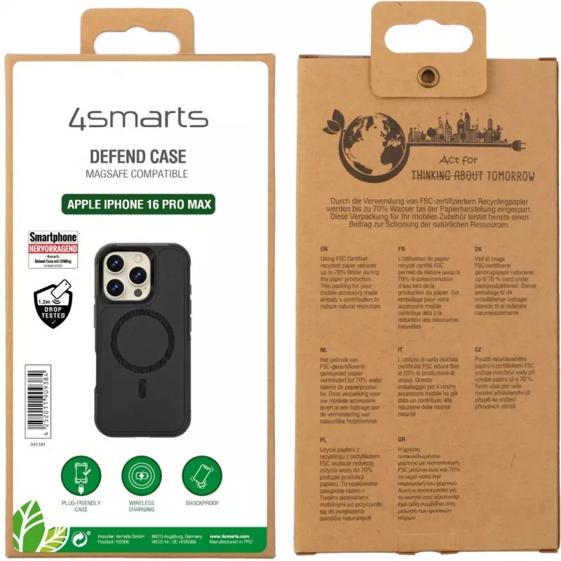 4smarts Defend Case for Apple - iPhone 16 Pro Max MagSafe-compatible