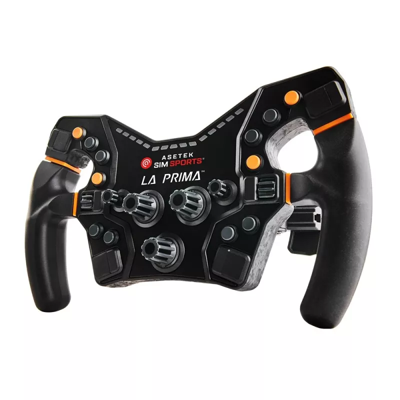 Steering wheel Asetek La Prima Black wired PC power cable