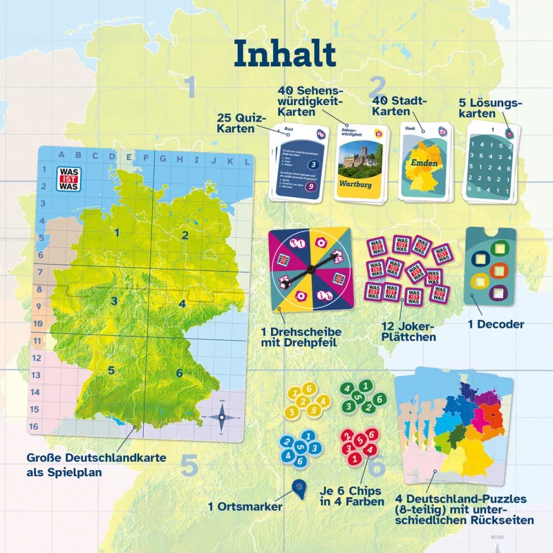 WAS IST WAS - Entdecke Germany, Board Game