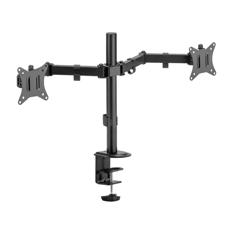 Monitor wall mount SBOX LCD-352/2-2 for 13–32 inch screens, dual arm, 2×8 kg load, VESA 100×100