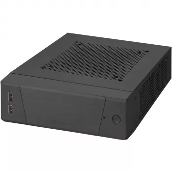 SilverStone MILO ML10 - USFF - Mini-ITX - no power supply - Black - USB/Audio (SST-ML10B)
