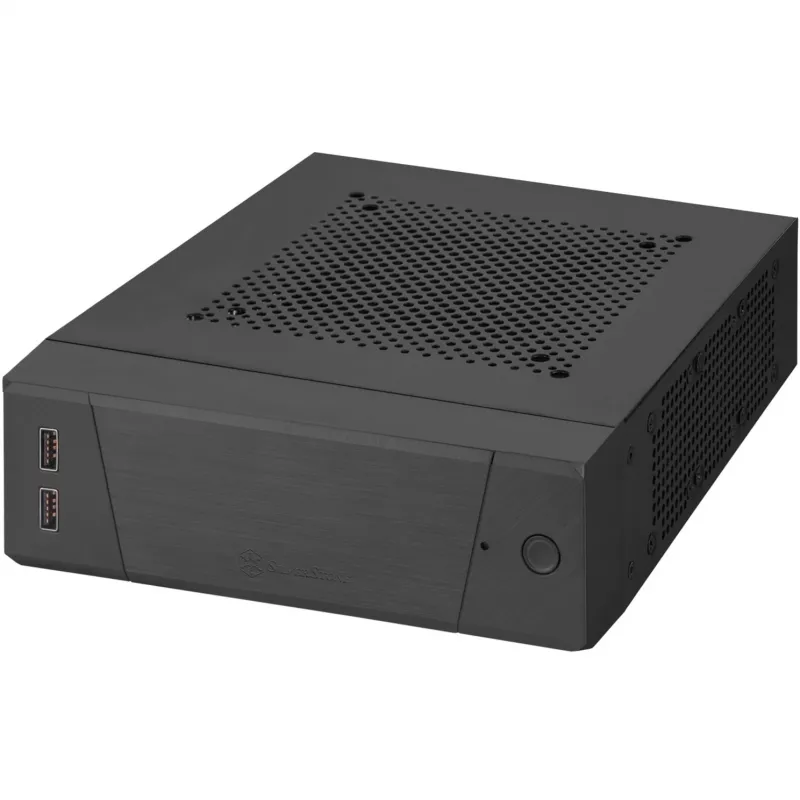 SilverStone MILO ML10 - USFF - Mini-ITX - no power supply - Black - USB/Audio (SST-ML10B)