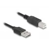 USB cable DeLOCK 90130 USB 2.0 0.8 m Black