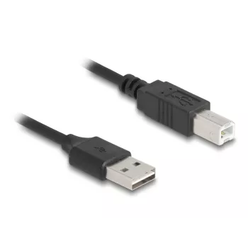 USB cable DeLOCK 90130 USB 2.0 0.8 m Black