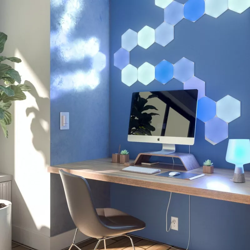 Smart wireless switch Nanoleaf N4400C02-1BUT — battery powered, customizable control for smart lights and devices