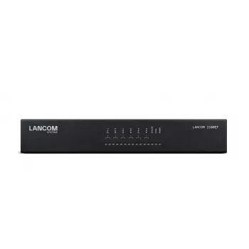 LANCOM 2100EF - SD-WAN Gateway - with Fibre and Ethernet - 1GbE, 2.5GbE - 1U - Cloud-managed - Desk/Rack Mount (61109)