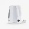 Electric kettle SEVERIN 1 L 2200 W white — cordless, 360° base, concealed heating element
