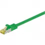 Networking cable Goobay 91586 RJ-45 Cat7 1m Green