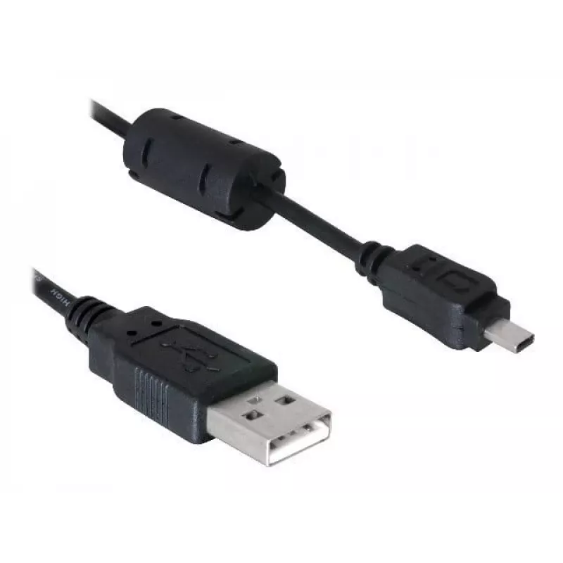 DeLOCK USB Cable 1.83m Black Male/Female Nickel Plating
