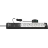 Power Extension Brennenstuhl Premium-Line 3m 6 AC Outlets Indoor Black Grey