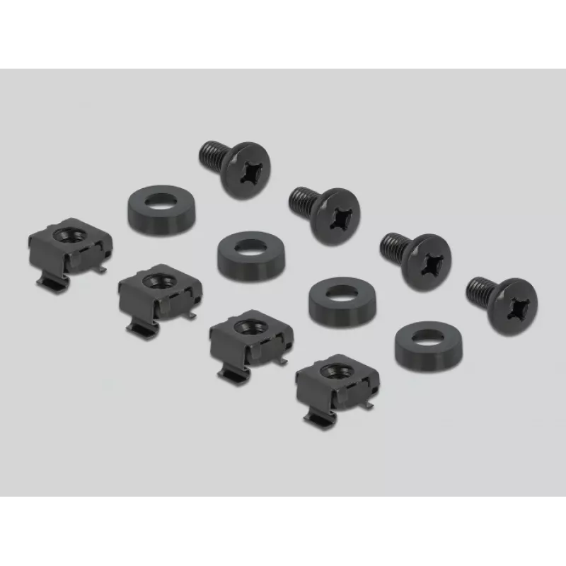 Cable rail DeLOCK 66884 Black 180mm width 482mm depth 90mm height