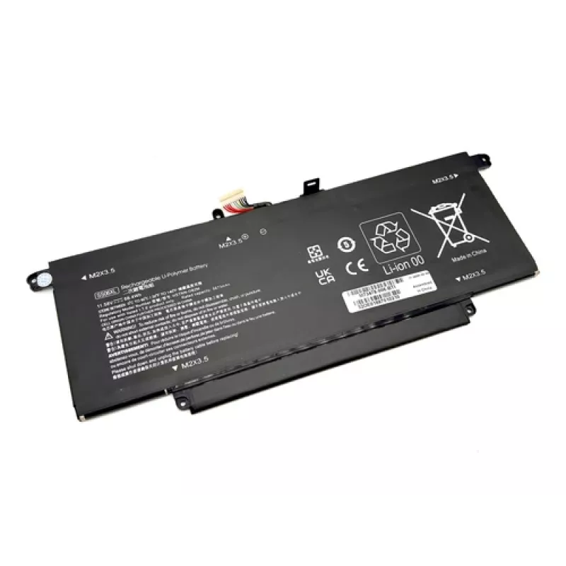 Replacement 6-cell battery for HP Elite Dragonfly G3, Li-Ion 5673 mAh, 11.58 V, 68.4 Wh, black