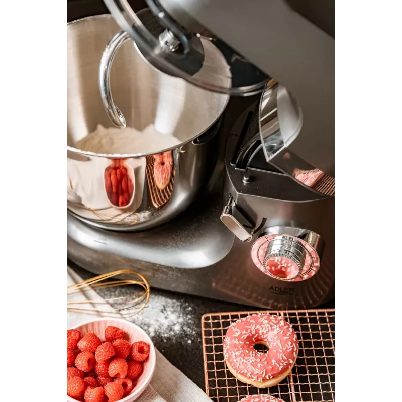 Food processor Adler AD 4221 — 7 L stainless steel bowl, 1200 W, 6 speeds, planetary rotation