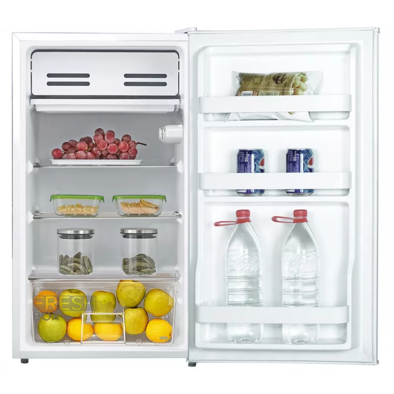Midea Refrigerator | MDRD142FGE01 | Energy efficiency class E | Free standing | Larder | Height 86 cm | Fridge net capacity 93 L | 41 dB | White