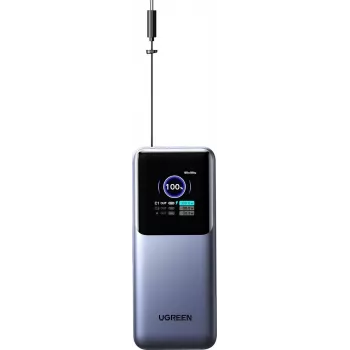 Portable Power Bank UGREEN 20,000 mAh 165W (55987B) for charging laptops, phones and tablets