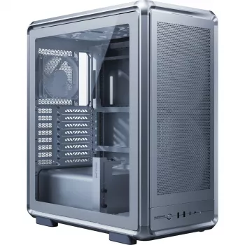 Cooler Master MasterFrame 500 Mesh PC-Enclosure, Midi-Tower, E-ATX, Tempered Glass - Silver