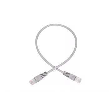 Network Cable Extralink LAN Patchcord Kat.5e RJ-45 U/UTP 0.5m Grey