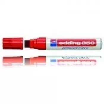 Permanent Marker Edding 850 Block Red 5 pc(s)