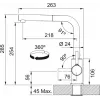 Tap Lina L Pull Out Nozzle HP Oatmeal