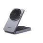 UGREEN indoor AC wireless charger for headphones and smartphones W528, grey, short-circuit and under-voltage protection