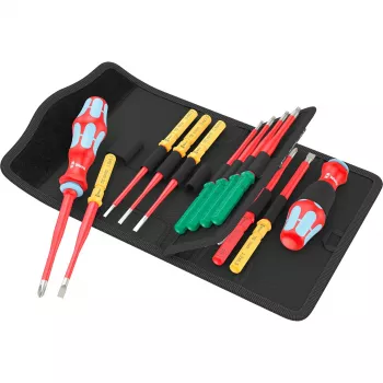 Wera Kraftform Kompakt VDE Stainless 17 extra slim screwdriver set (05006631001)