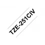 Brother TZE231CIV label-making tape Black on white TZe