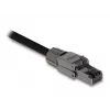 Network Cable DeLOCK RJ45 plug Cat.8.1 STP toolfree Black