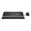 Logitech MX Keys combo for Business Gen 2 Keyboard Mouse included Office RF Wireless + Bluetooth AZERTY French Graphite
