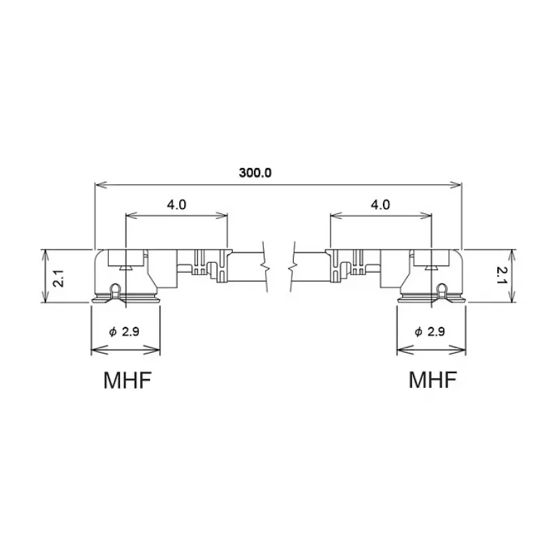 Coaxial Cable DeLOCK 89609 0.3m MHF (I-PEX) Black Gold