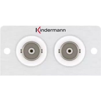 Socket outlet 2 x BNC Kindermann 7444000538