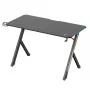 MACLEAN NanoRS RS102 Gaming Desk with RGB LED Backlight, 120x60 cm, Black