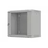 Lanberg WF03-5309-10S 9U Wall-Mount Rack Cabinet 19 inch 540x350 mm Grey Tempered Glass Door Flat-Pack