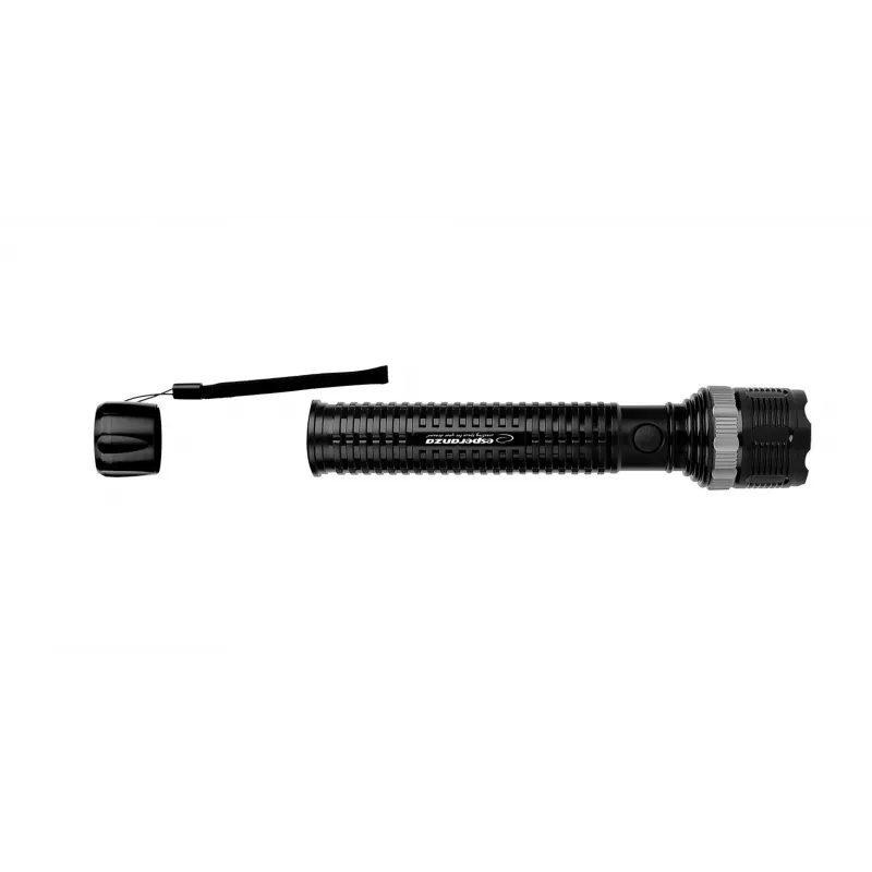 Hand flashlight ESPERANZA Epione XL LED 1.2W 100 lm 100 m Black, battery R20 (3)