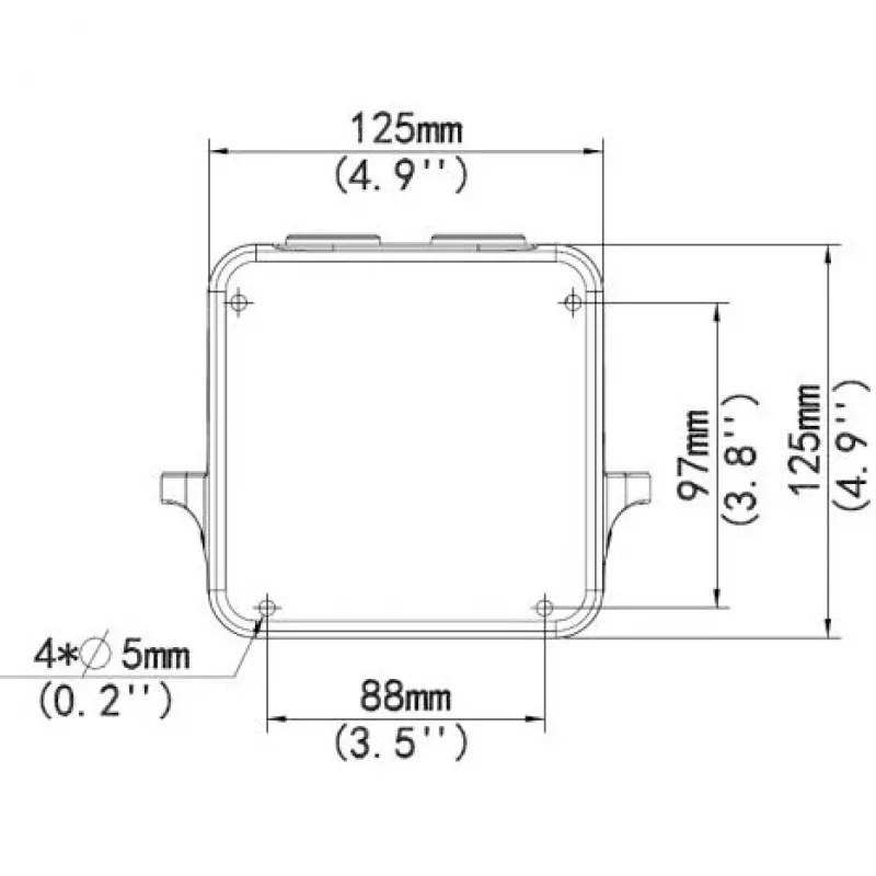 Wallmount ALLNET ALL-CAM2495-LVEFN with junction box — outdoor camera wall mount for ALL-CAM2495-LVEFN
