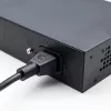 Ethernet PoE Switch QOLTEC 52296 — 4x RJ45 PoE ports, 1x RJ45 uplink