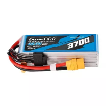 Battery Gens ace GEA376S60X9GT 22.2 V LiPo built-in for RC models, 0.536 kg, black/blue/grey/white