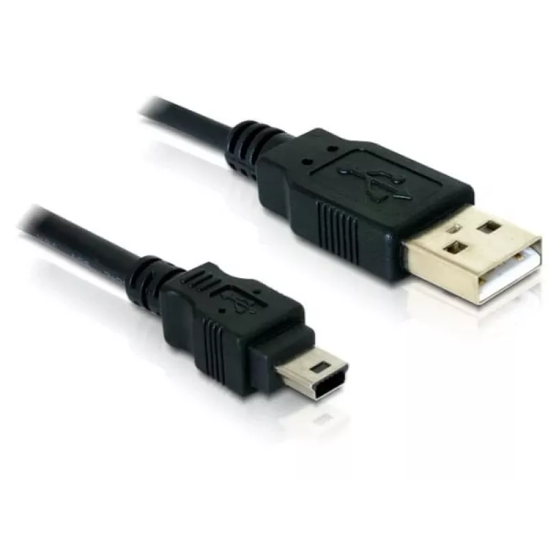 USB Cable DeLOCK 82252 USB 2.0 1.5m USB A Mini-USB B Black