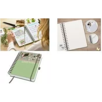 Spiral Notebook sigel A5 JN654 — 80 sheets, portrait, lined pages