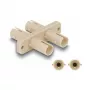 DeLOCK Optical Fiber Coupler ST Duplex female to ST Duplex female beige